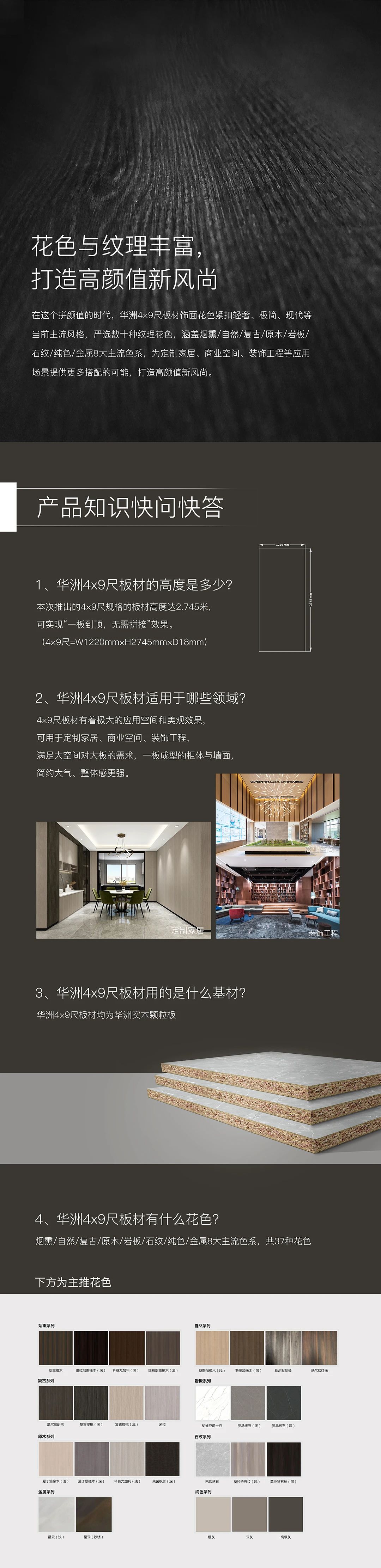新品發布  華洲Max+板材系列，享受一板到頂的完美(圖4)